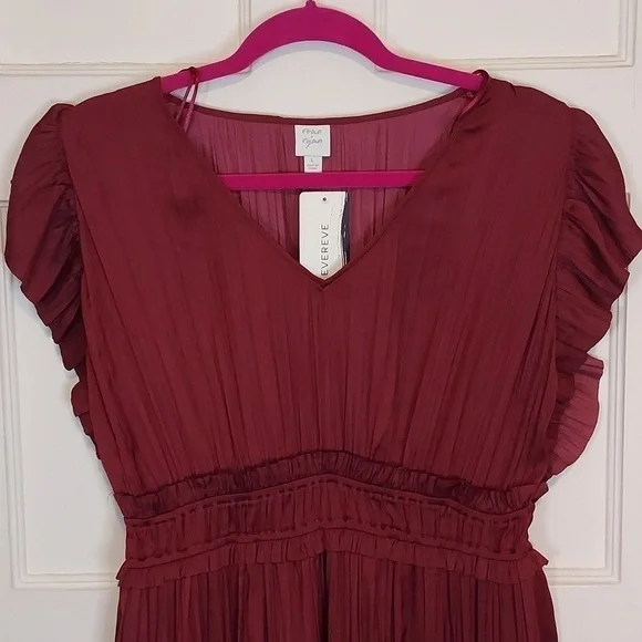 Roan + Ryan Talulah Wine Holiday Dress - Picture 5 of 12